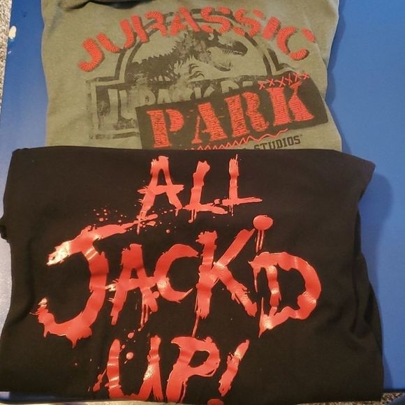 Lot of 2 Universal Studios T-shirts